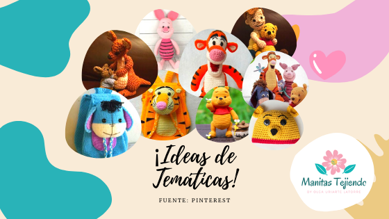 En este momento estás viendo Winnie Pooh: muñecos amigurumis y accesorios tejidos