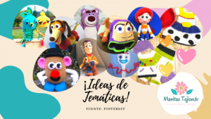 Lee más sobre el artículo Toy Story: muñecos tejidos, disfraces, accesorios