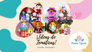 Lee más sobre el artículo Alicia en el país de las maravillas: muñecos amigurumis y accesorios tejidos