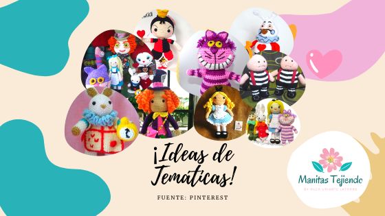 En este momento estás viendo Alicia en el país de las maravillas: muñecos amigurumis y accesorios tejidos