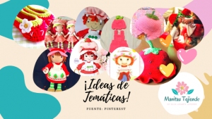 Lee más sobre el artículo Fresita: amigurumis muñecas, gorros y jumpers tejidos